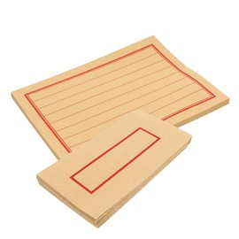 1 set Stationery Envelopes Vertical Line Note Letters Greeting Cards Invitations Elegant Letterhead Envelopes Home Office School Use