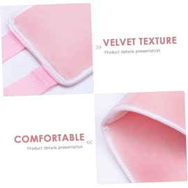 Hohopeti Aplicador de Loción Espalda Banda de Microfibra Rosa Herramienta de Bronceado sin Rayas para Uso Familiar Compatible Autobronceadores Cremas y Aceites Aplicador de