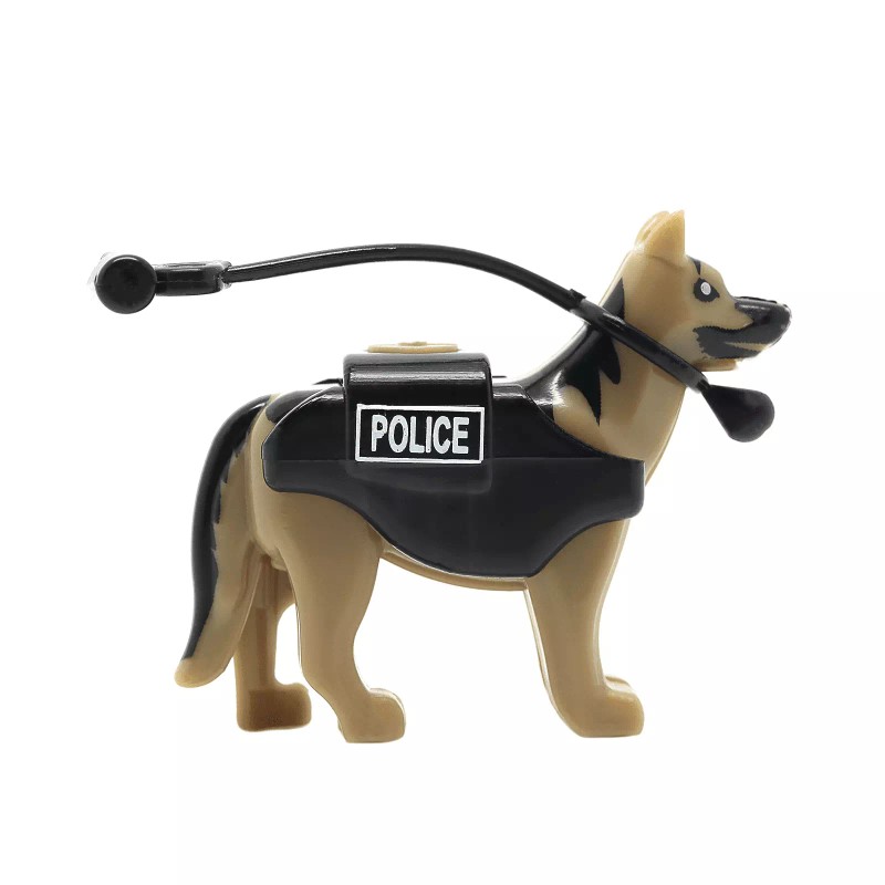 United Bricks Military Building Minifigure British Police Dog Handler