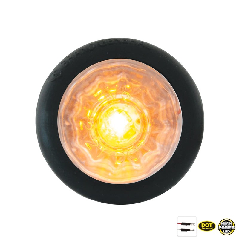 GG Grand General 75411 1 inch Mini Push/Screw Watermelon Amber/Clear