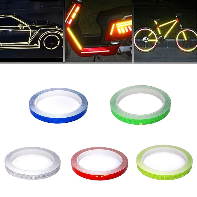 AIMALL Hi-Vis Reflective Tape for Bicycles, Cars, Bikes - 1cm