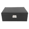 Double Layer Jewelry Box Soft PU Leather Jewelry Storage Organizer