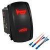 DaierTek Momentary Rocker Switch 12V 20A Marine Horn Button Switch