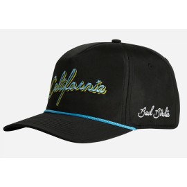 Snap-Back Bad Birdie Adjustable California Rope Golf Hat Cap SnapBack Black Blue Yellow