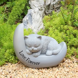 SpeXyngial Cat Urn Resin - Serene Memorial for Beloved Cats | Pet Cremation Urn | Keepsake Pet Memorial
