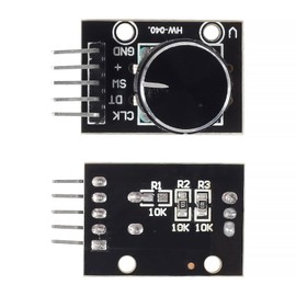 XIITIA 4pcs KY-040 Rotary Encoder Module 360 Degree Switch Encoders with Knobs Cap Brick Sensor Modules