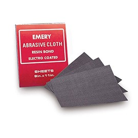 Mercer Industries 215001 Mercer 9x11 Premium Emery Cloth Sheets Fine, 50 Pack,