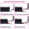 Fadlash Self-Fanning Eyelashes, Eyelash Extension, Volume Eyelashes for Volume Technique,