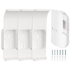 eero Max 7 Wandhalterung (3er Pack), Starke ABS-Halterung mit Kabelmanagement,