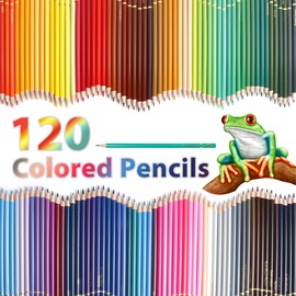 Smilo 120-Color Professional Colored Pencils Set - Soft Core Oil-Based for Drawing, Sketching, Shading & Blending - Vibrant Artist Pencils for Adults, Kids, Beginners - Ideal Art Gift