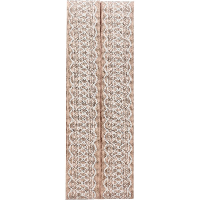 CAPTAIN88 キャプテン enu.4 プリント バイアステープ 両折 22mm幅×2m巻 #2 レース 2