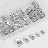 Rustark 50Pcs M4 M5 M6 M8 M10 Auto Car U-Clip