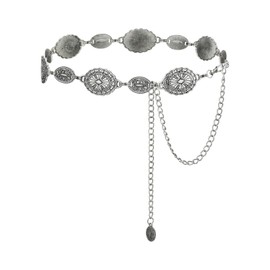 MUYAPAY Women's Chain Belt, Metal Waist Chain, Fashion Chain Belt, Adjustable Chain Belt, Belly Chain, Body Shaping, Bohemian Waist Chain, Women, for Dress, Suit, Jeans, gold