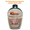onlyfire Charcoal Ash Basket Fits Medium Big Green Egg, Stainless
