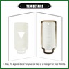 Motoforti Remote Keyless Key Fob Cover Kit for Mitsubishi, 3