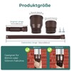 BKITC Gutter Flexible Downpipe Extension, Round Extension for Downpipe 80/100