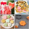30-Piece Stainless Steel Cookie Cutters Set – Geometric Shapes for