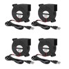 4pcs 60mm Cooling USB Blower 6015 5V USB 5V Fan