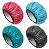 Aquior Shower Cap for Women Reusable, Extra Large Shower Cap