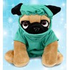 DolliBu Pug Dog Doctor Plush Toy - Super Soft Pug