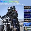 OBEST Motorcycle Intercom Headset 500 m, Motorcycle Bluetooth Helmet Headphones,