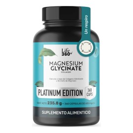Glicinato De Magnesio Life 360 360 Cpsulas 655 Mg Porcin 90 Porciones Por Bote Glicinato Magnesio Cpsulas Suplemento Alimenticio Mujer Y Hombre -...  