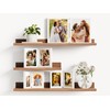 decorUhome Double 5x7 Picture Frame Vertical, Engineered Wood Bifold Photo