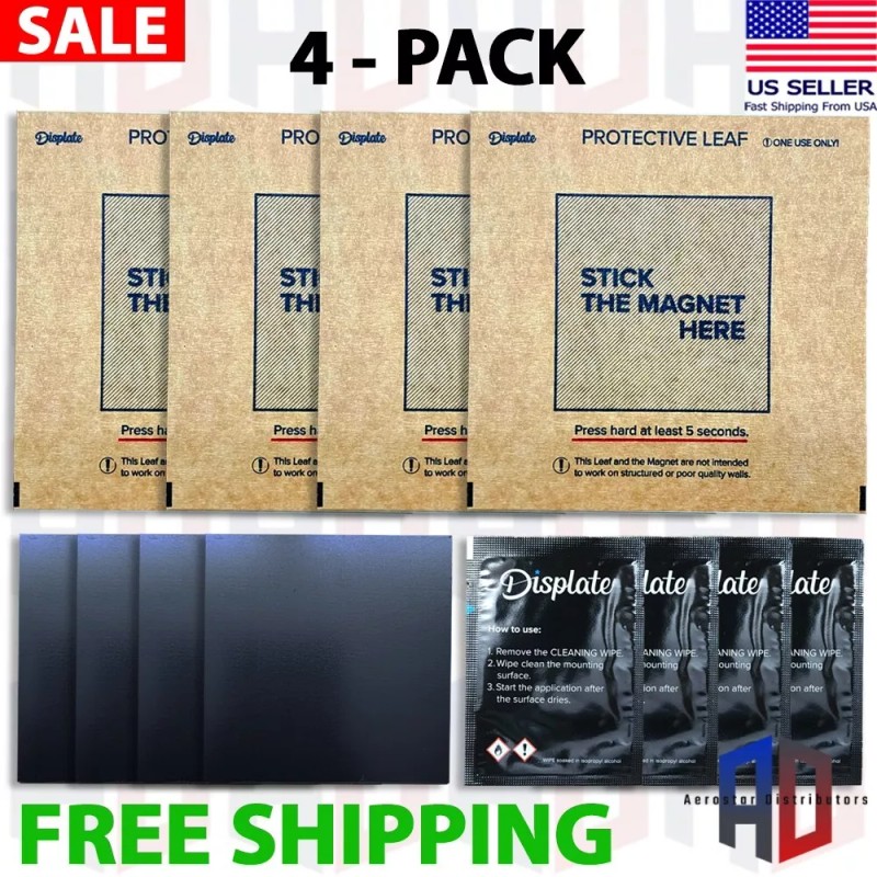 Displate NEW 4-PACK Displate Magnetic Mounting Kit 4 Magnet, 4