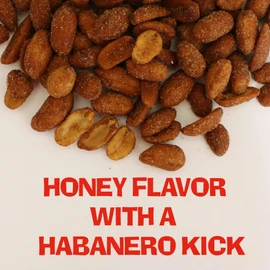 ASS KICKIN’ Habanero Honey Spicy Hot Peanuts – 12oz - Ultimate Spicy Gourmet Gift Peanuts - Try if you dare!