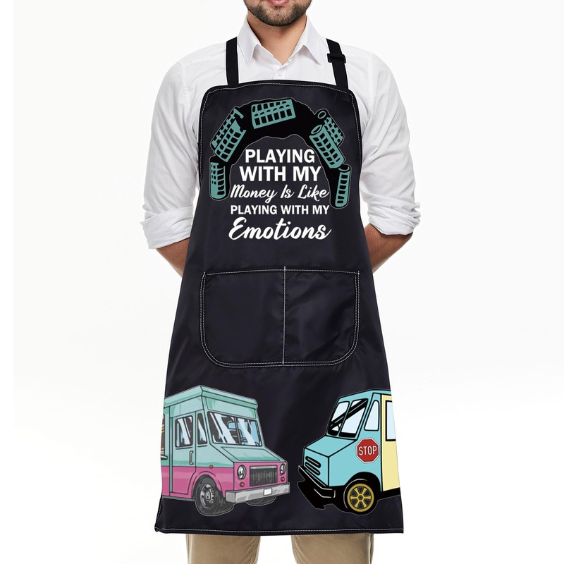 BNQL Ice Cream Gifts Apron Funny Movie Apron 90s Gifts