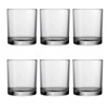 US Acrylic Classic Clear Plastic Reusable Drinking Glasses (Set of