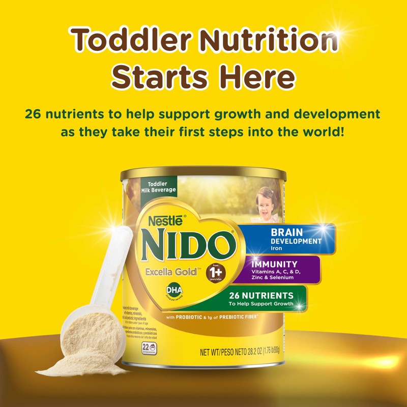 Nestle Nido Excella Gold Original Milk Powder 4 Pack Of
