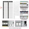 14 Sheets Breaker Panel Labels, 10 Electrical Box Catalog Labels