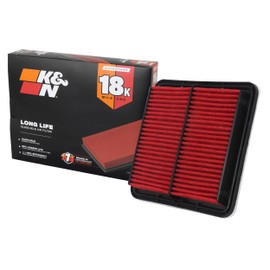K&N KNA-2304 Filtro de Aire del Motor Larga Vida 18000 Millas Compatible con Subaru H4/H6 1.5/2.0/2.5/3.6L Forester/Legacy/Outback/Impreza/WRX 2003-20