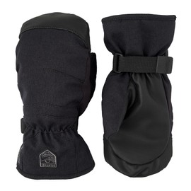 Hestra Gore-Tex Atlas Junior Mitt for Boys & Girls I Insulated Waterproof Mittens for Winter Sports & Cold Weather - Black - 5