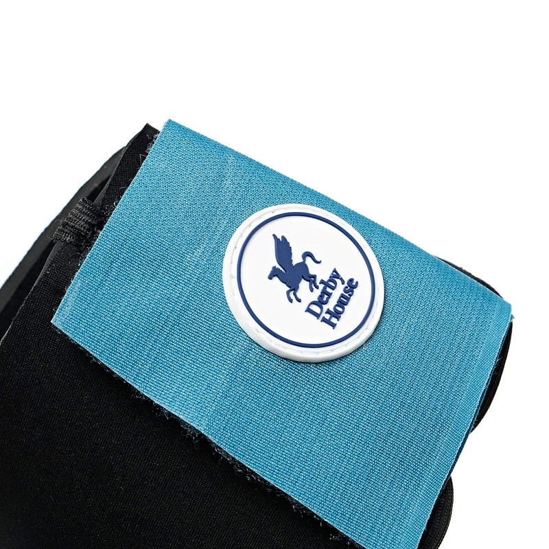 Derby House Pro Neoprene Over Reach Boots Full Size Peacock