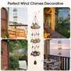 YLYYCC Creative Turtle Wind Chimes with Bells Decoration for Outdoor