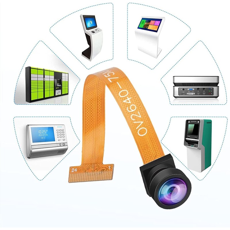 Diystudio 2pcs Camera Module, OV2640 Camera 160° Wide Angle Lens