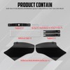 cooideamoto Motorcycle Air Heat Deflector Air Deflector Reflective Saddle Shields
