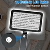 3X Magnifying Glass for Reading Handheld, Large Full Page Magnifier