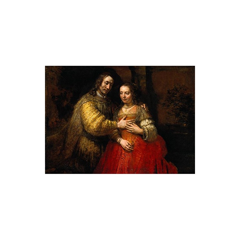 The Jewish Bride by Rembrandt