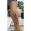 2 Blatt Temporary Blume Tattoo Kirschblüten Tattoo Rose Tattoo HB744X