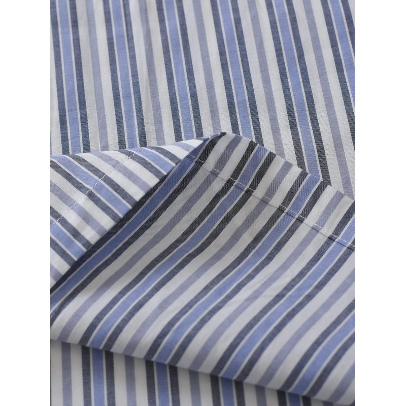 Latuza Men's Cotton Nightshirt Short Sleeve Nightgown with Pockets XXL