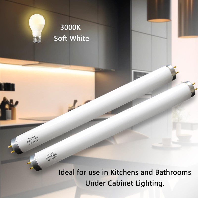 Valoisa 15 Inch F14T12 14 Watt T12 Soft White Fluorescent