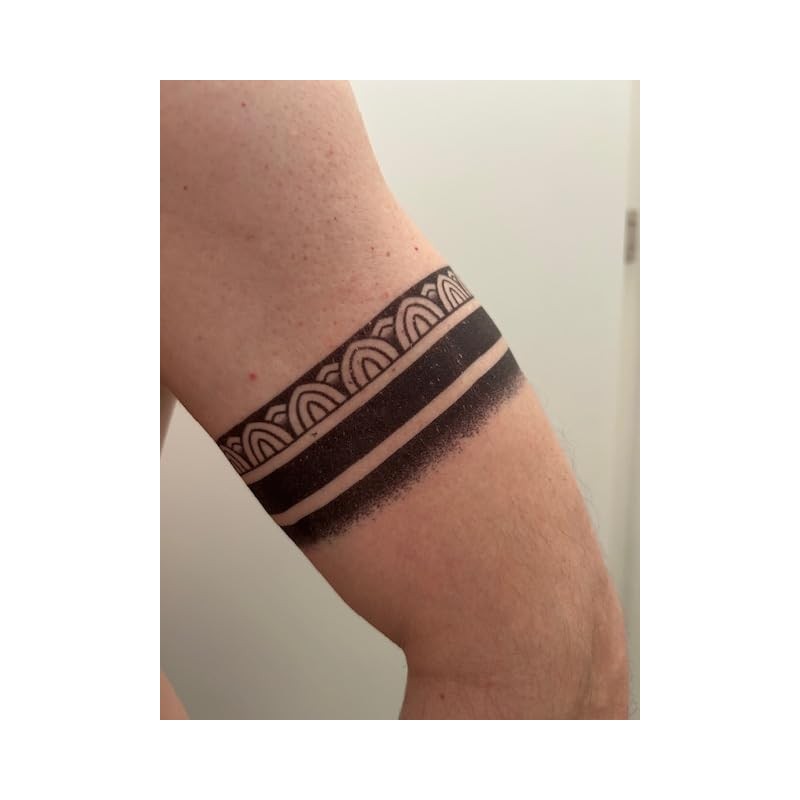 5 Sheets Temporary Bracelet Tattoos Tribal Tattoo Maori Design Tattoos