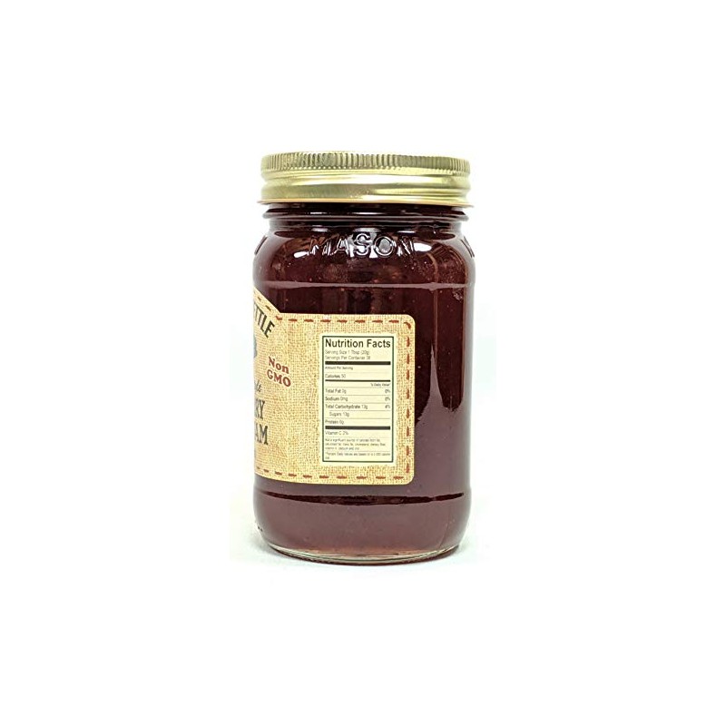 Amish Homemade Style Strawberry Rhubarb Jam 2-19 Ounce Non-GMO All