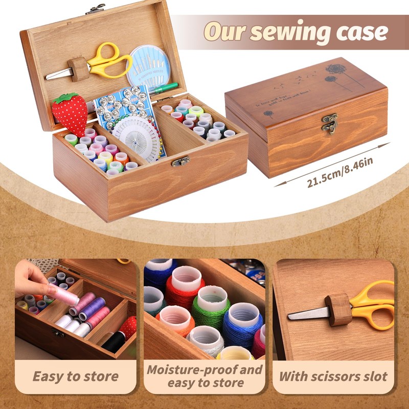 Basic Sewing Kit 196 Pcs Sewing Accessories and Supplies Sewing