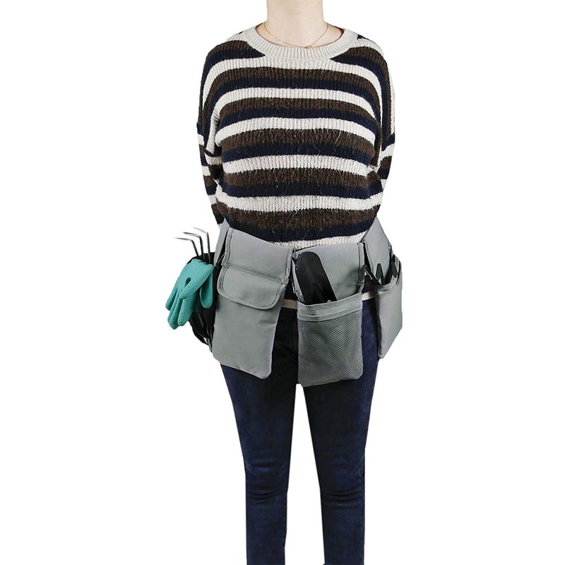 FCOUIID Gardening Tool Belt Bag - Waterproof Canvas Waist Tool