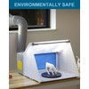 Anesty Airbrush Spray Booth with Bright LED Lights Turn Table