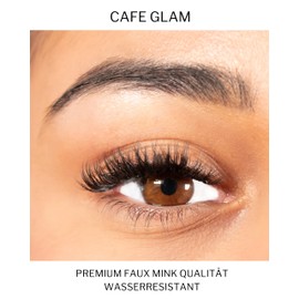 Aylashes Single Box Classic, False Eyelashes, Natural, Fake Lashes, Cafe Glam Single (8-10 mm)